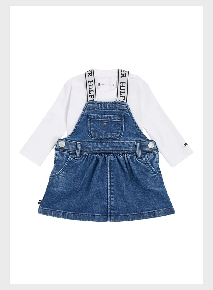 Baby Denim Dungaree Set