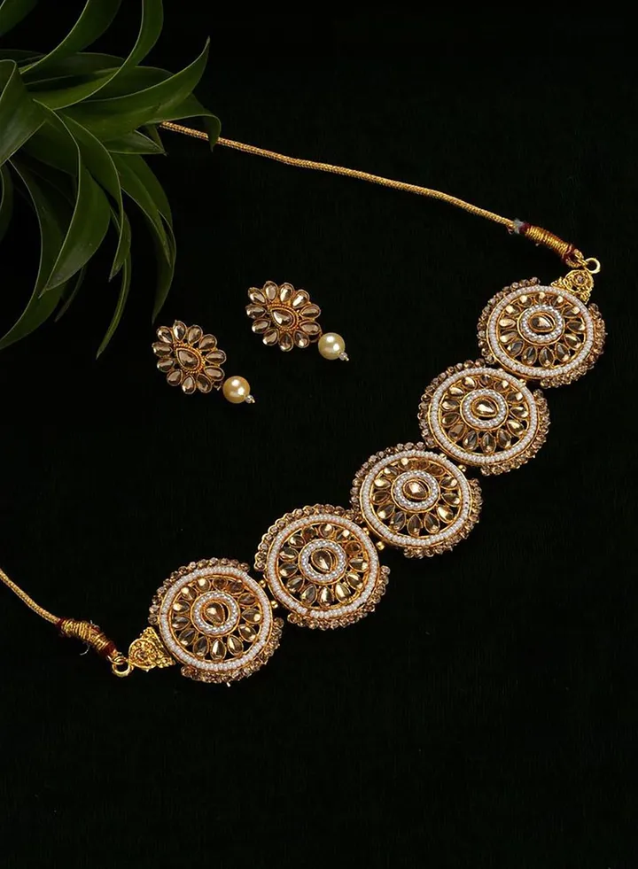 Meenakari Gold Plated Necklace