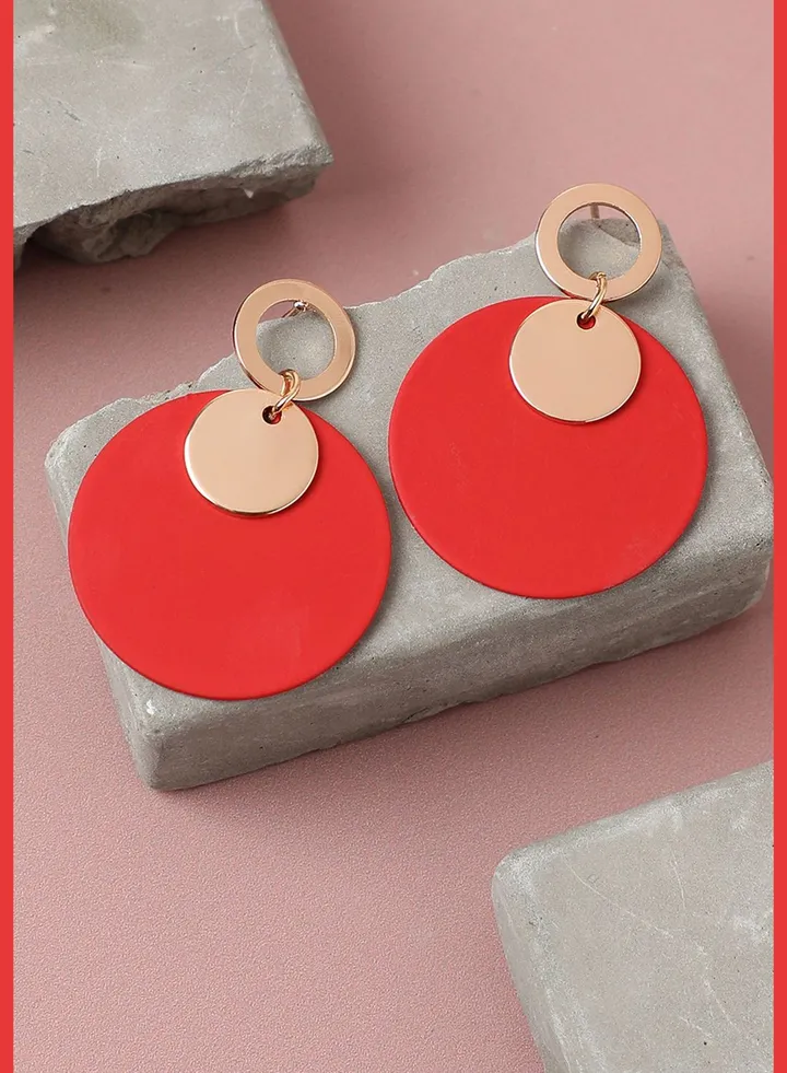Gold Plated Party Designer Drop Earring For Women