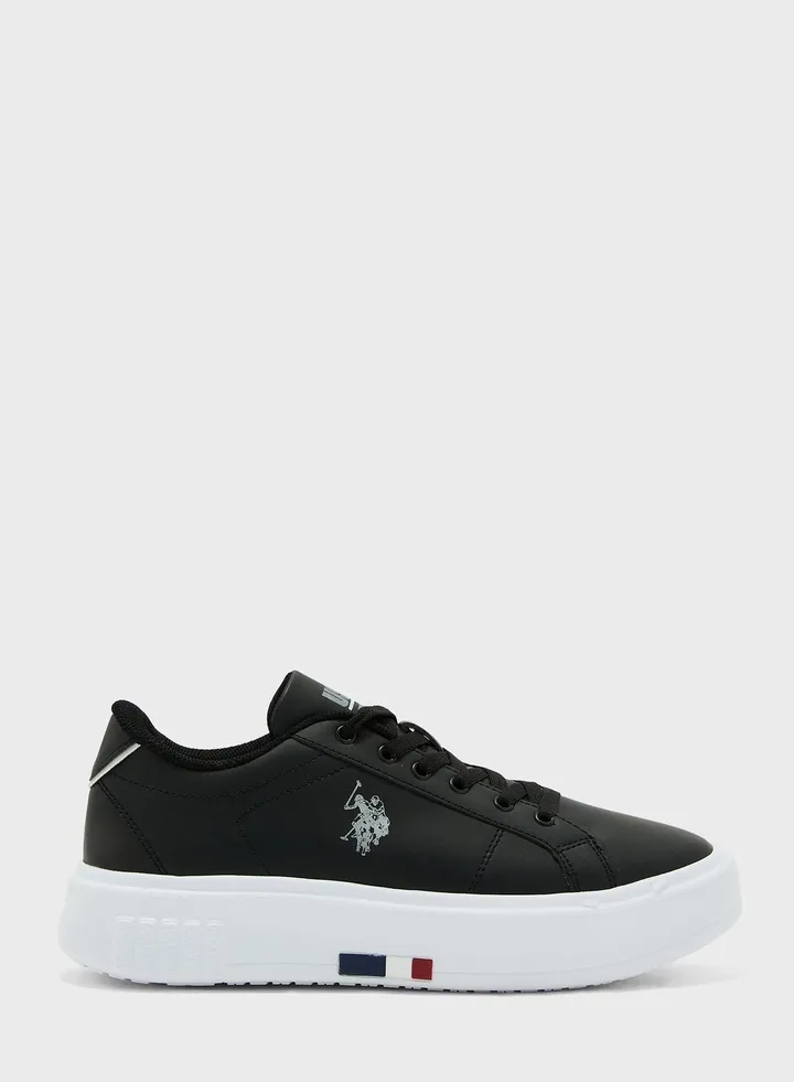 Lace Up Low Top Sneakers