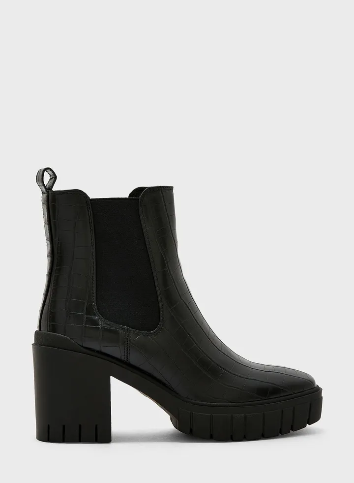Platform Ankle Boots