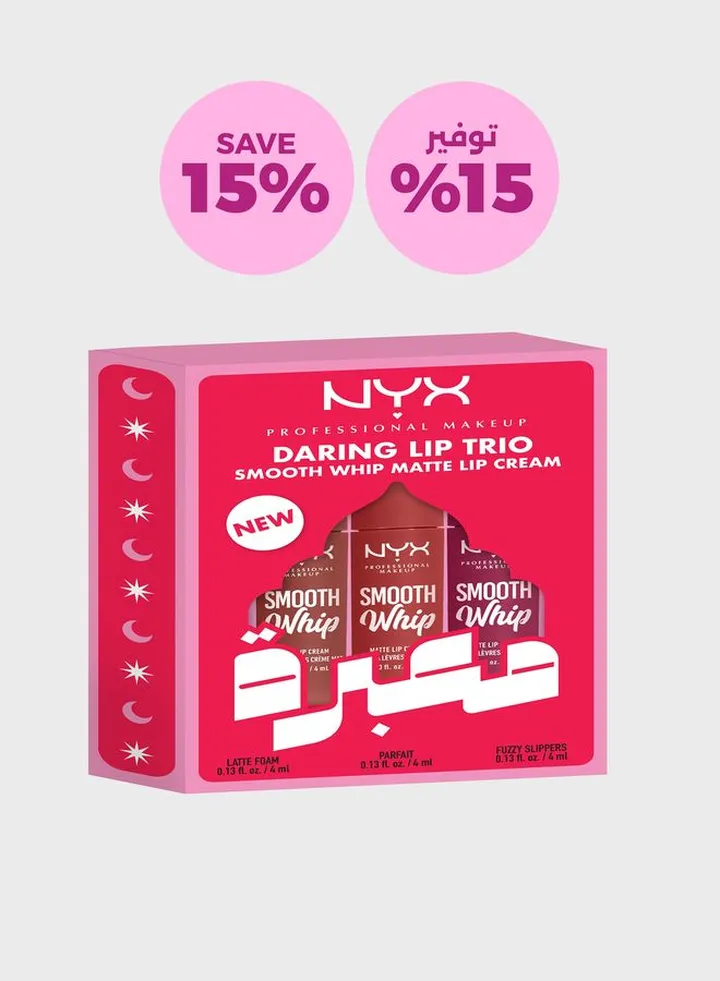 Smooth Whip Lip | Daring Lip Trio - Smooth Whip Matte Lip Cream, Savings 15%