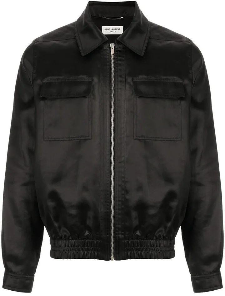 Zipped Bomber Jacket
