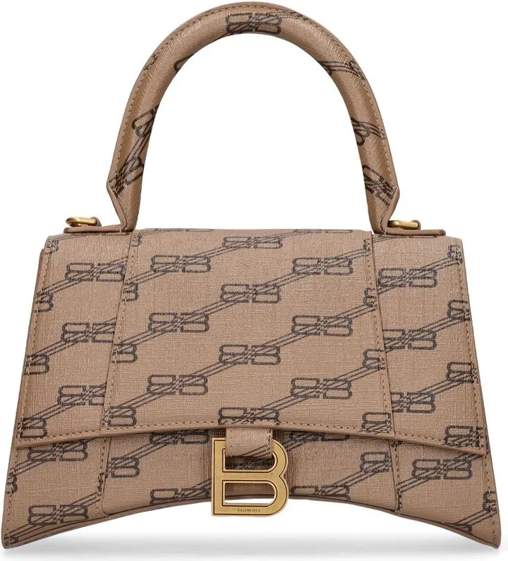 S Hourglass Coated Canvas Bag
