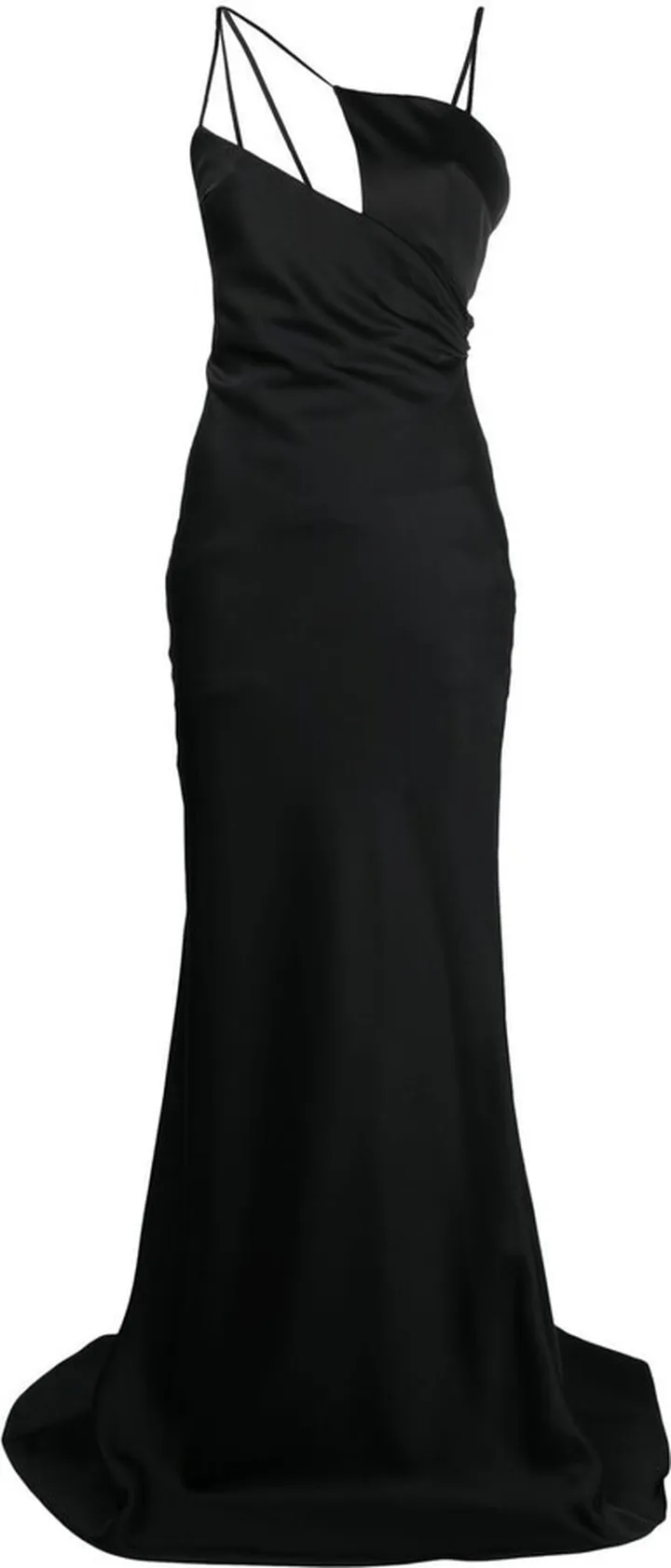 Melva satin long dress