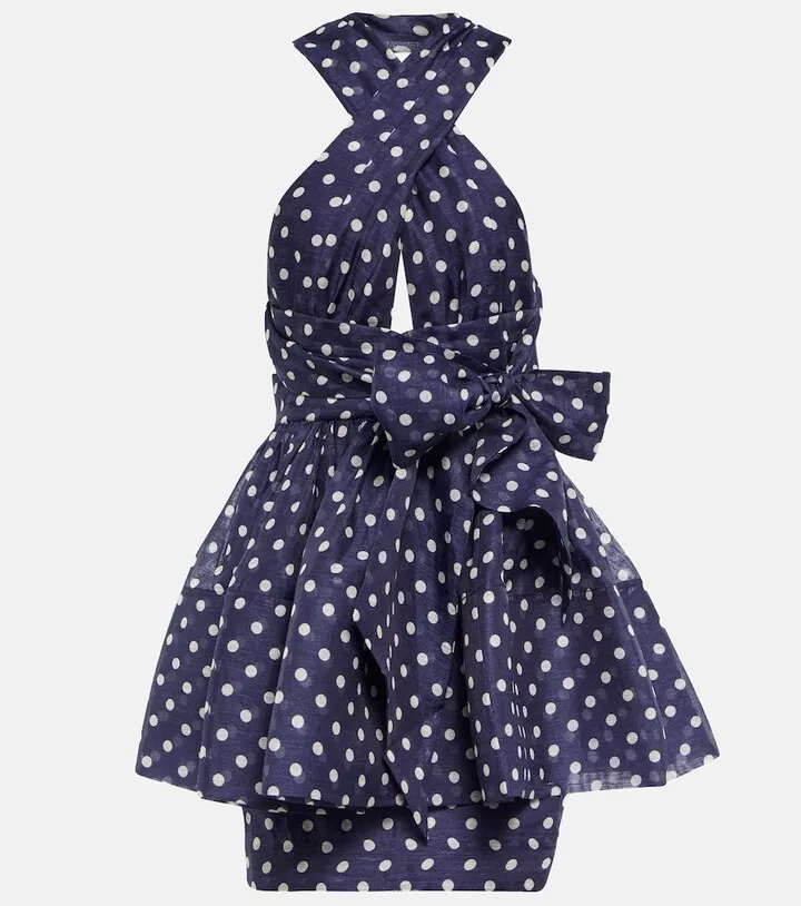 High Tide linen and silk minidress