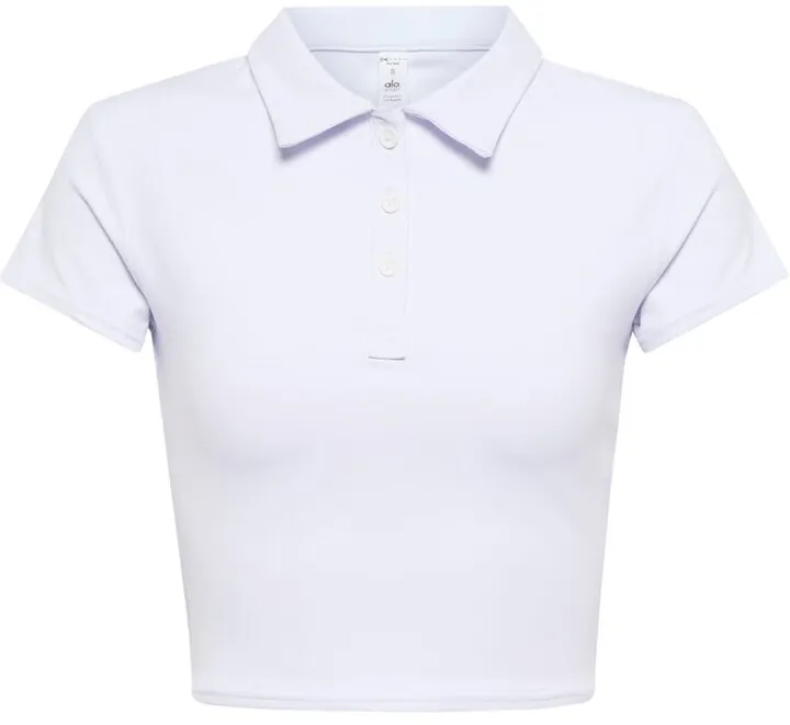 Choice cropped polo shirt