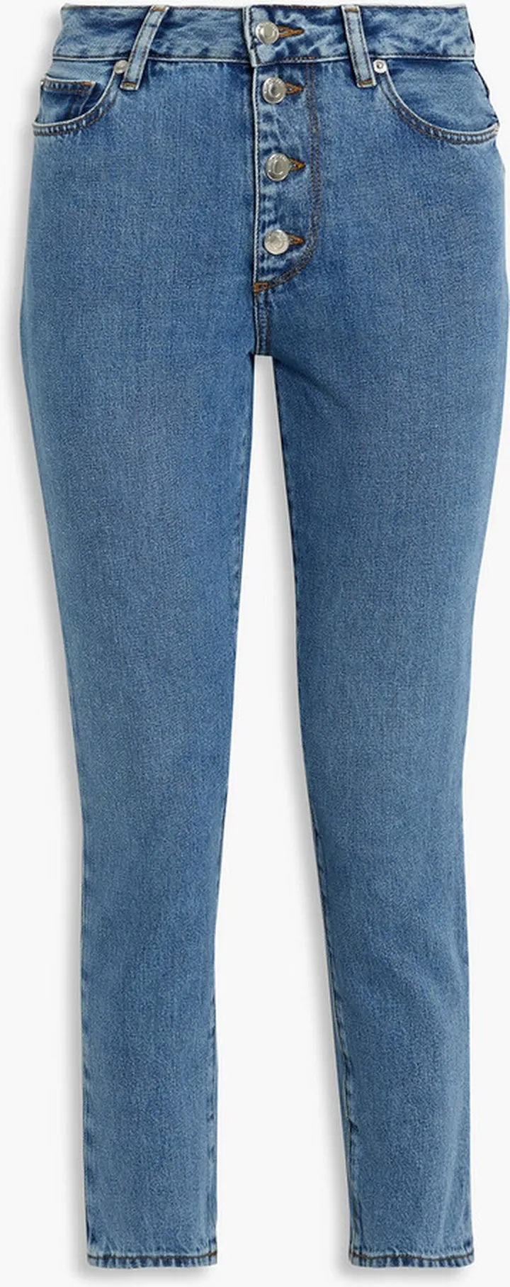 Nevy high-rise slim-leg jeans