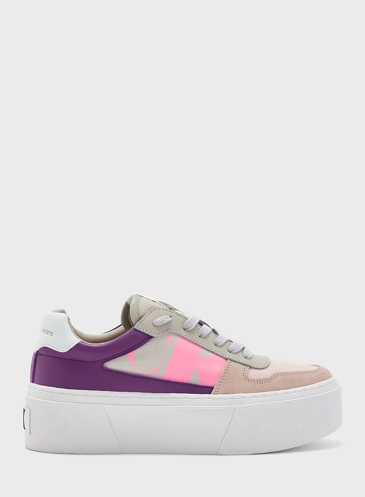 Cupsole Lace Ups Sneakers