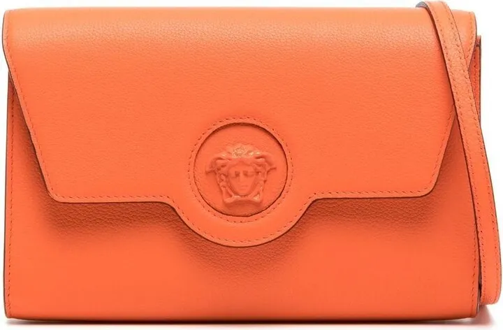 Medusa-plaque crossbody bag