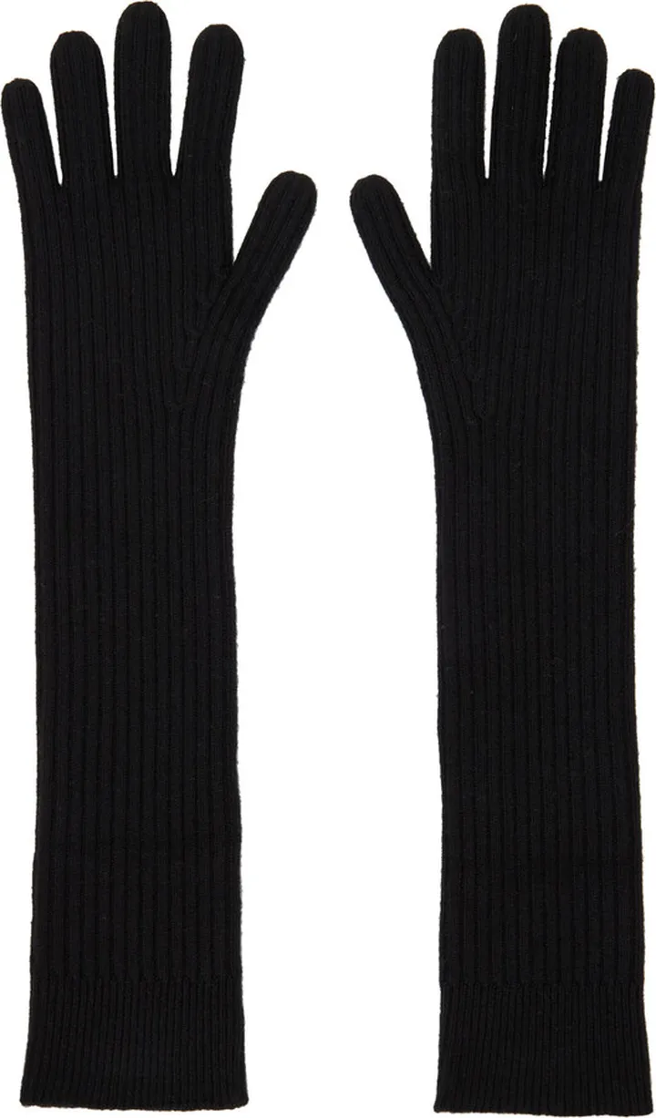 Studio Nicholson Black Dore Gloves
