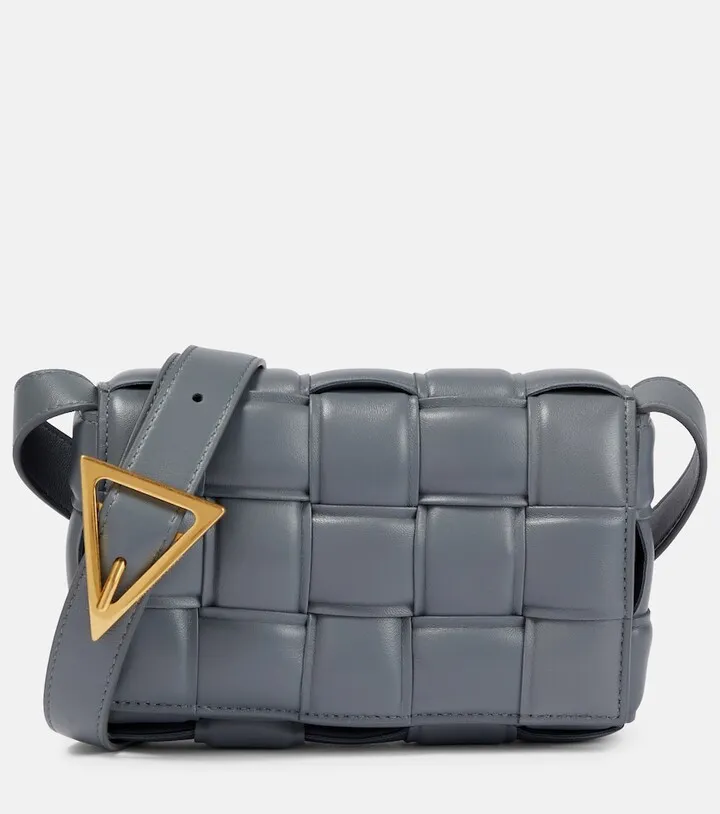 Padded Cassette leather shoulder bag