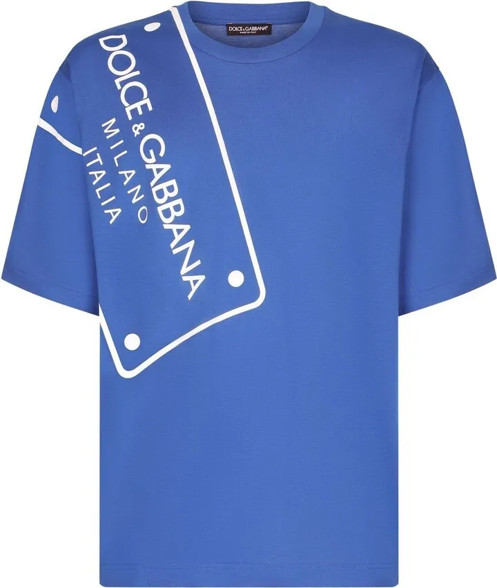 logo-print cotton T-shirt