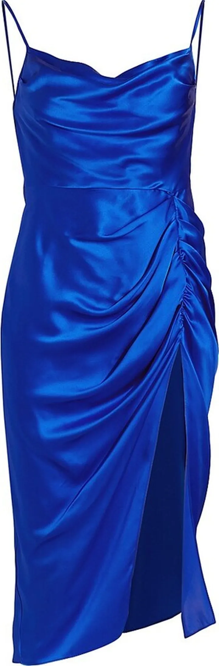Jasalina Ruched Silk Dress