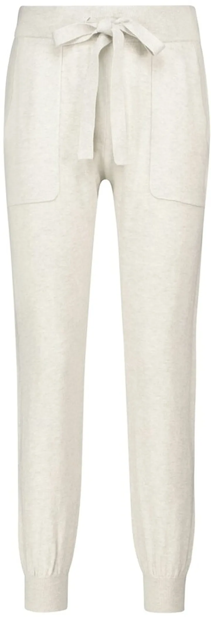 Cotton and cashmere knit sweatpants