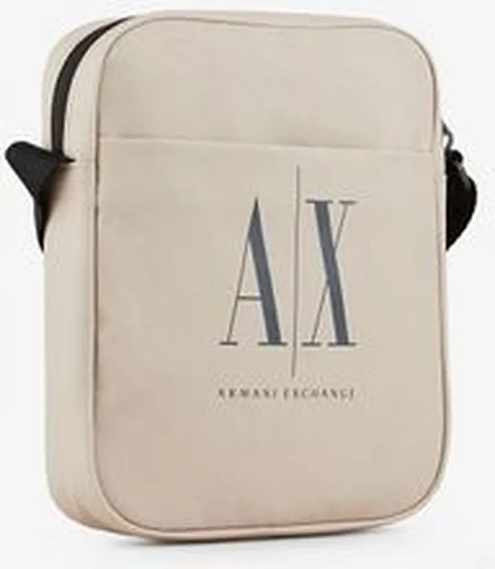 Icon logo fabric crossbody bag