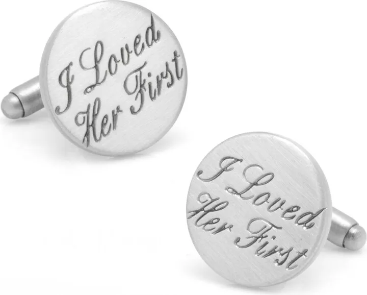 Wedding Series I Loved Her First Cufflinks