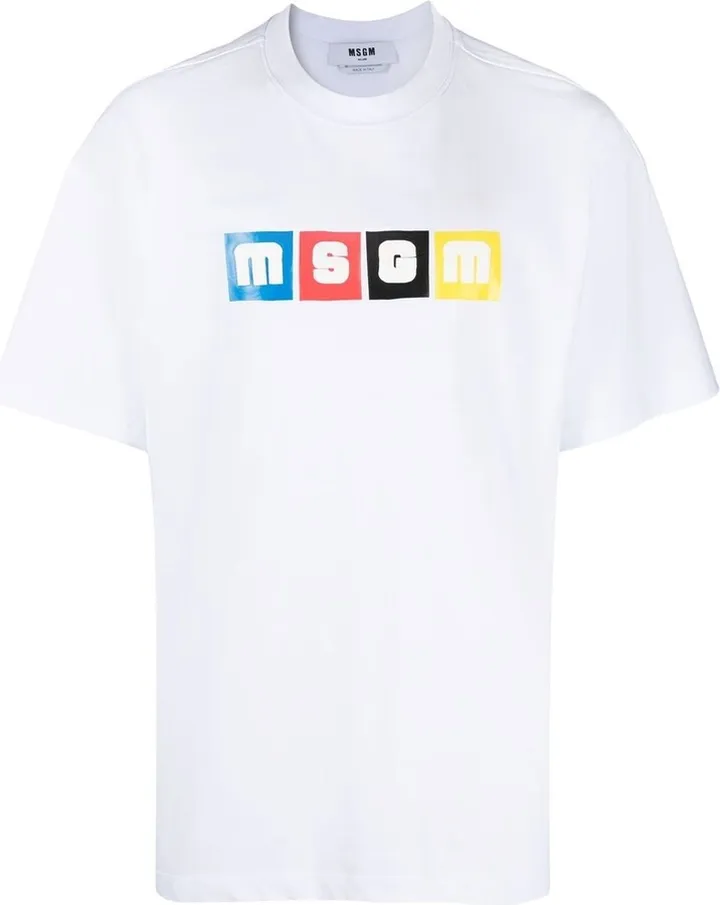 logo-print cotton T-shirt