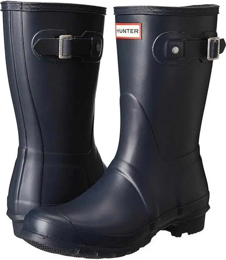Hunter Original Short (Navy Matte) Women's Rain Boots