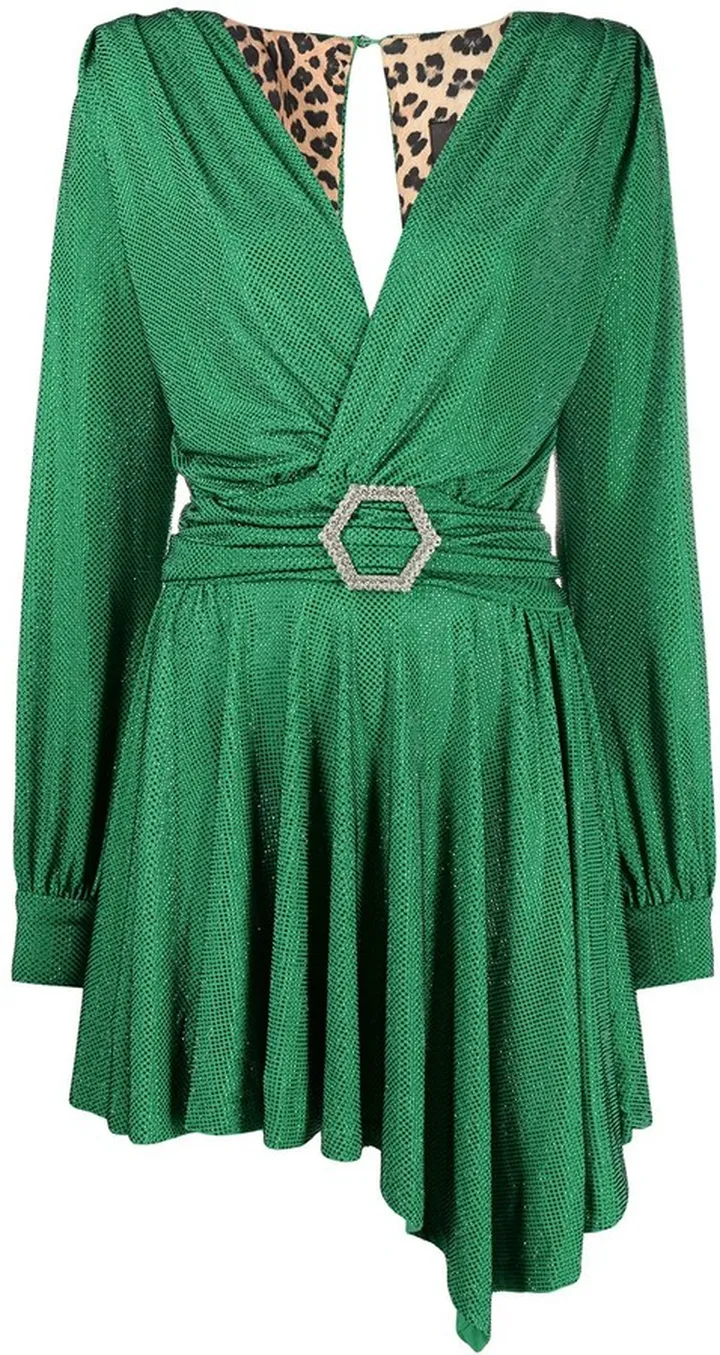 Artemis crystal embellished mini dress