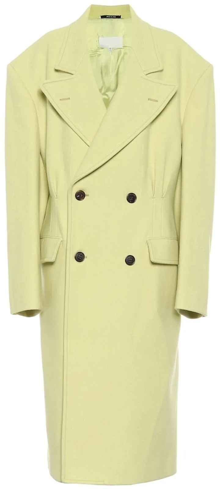 Oversized virgin wool coat
