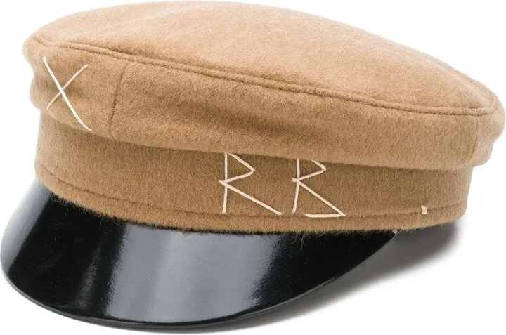Varnished Brim Hat