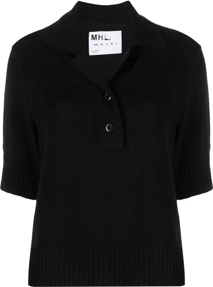 Short-Sleeve Knitted Top