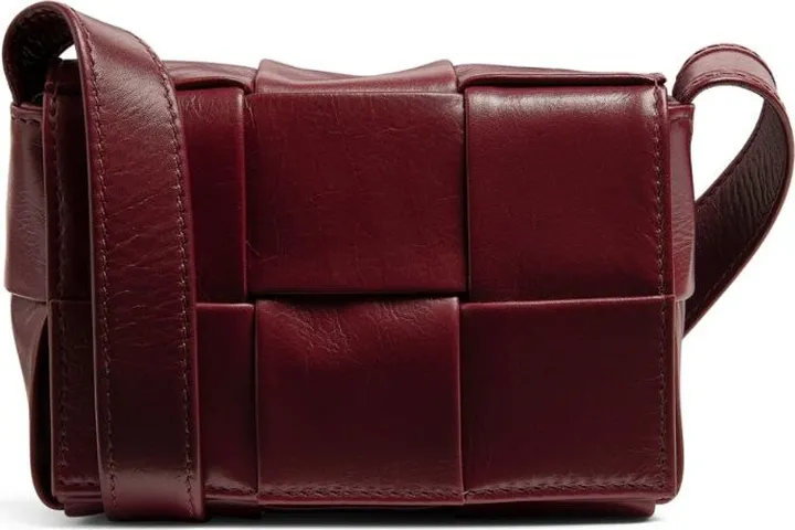 Bottega Veneta Mini Leather Cassette Cross-Body Bag