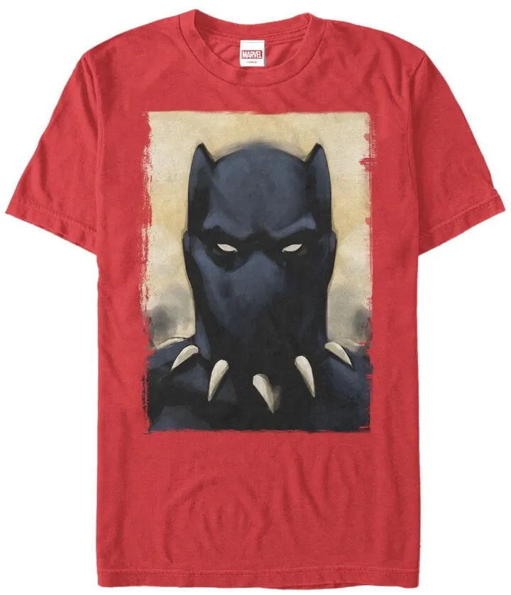 Fifth Sun Men's Painted Panther Short Sleeve Crew T-shirt