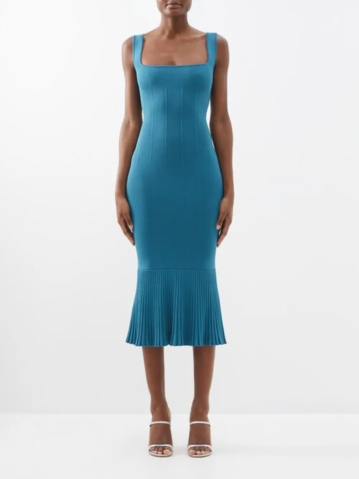 Atalanta Square-neck Dress