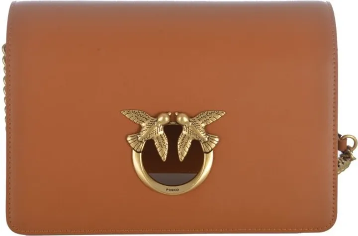 Pinko Love Flap Chain-Linked Shoulder Bag