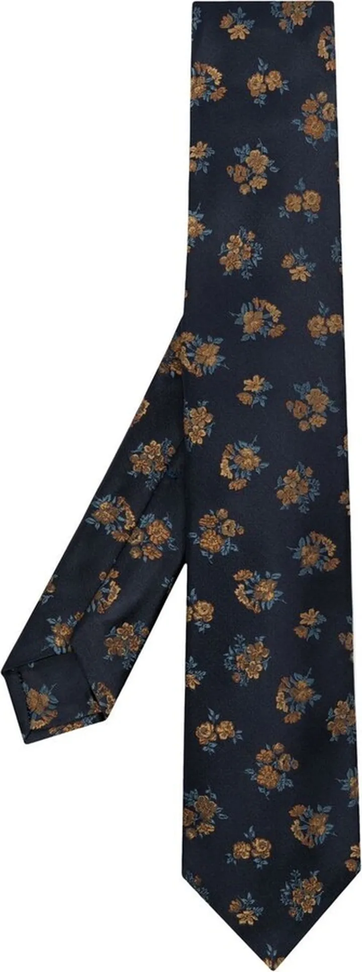Floral-Jacquard Silk Tie