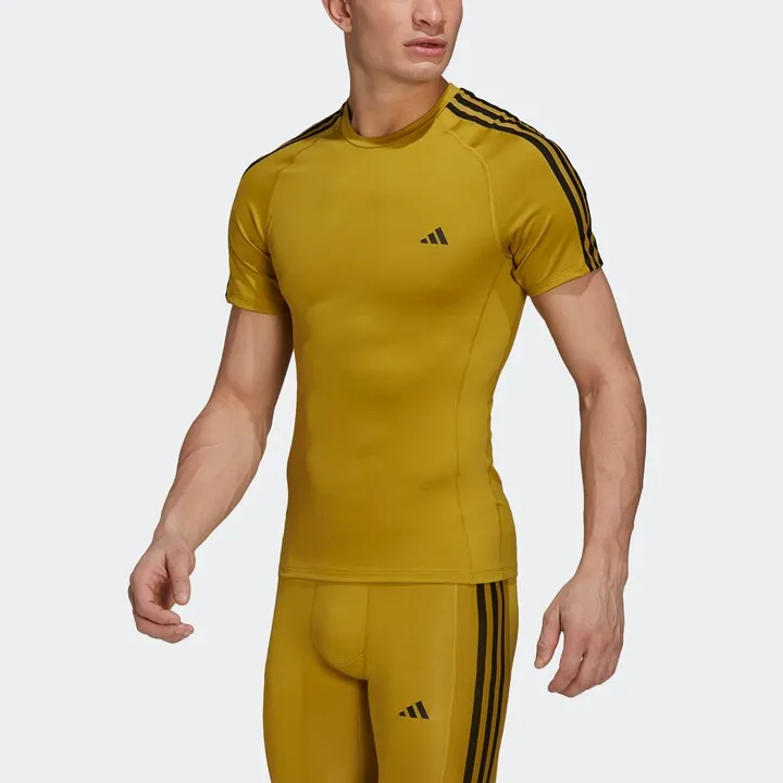 Men's adidas Techfit 3-Stripes Training Tee