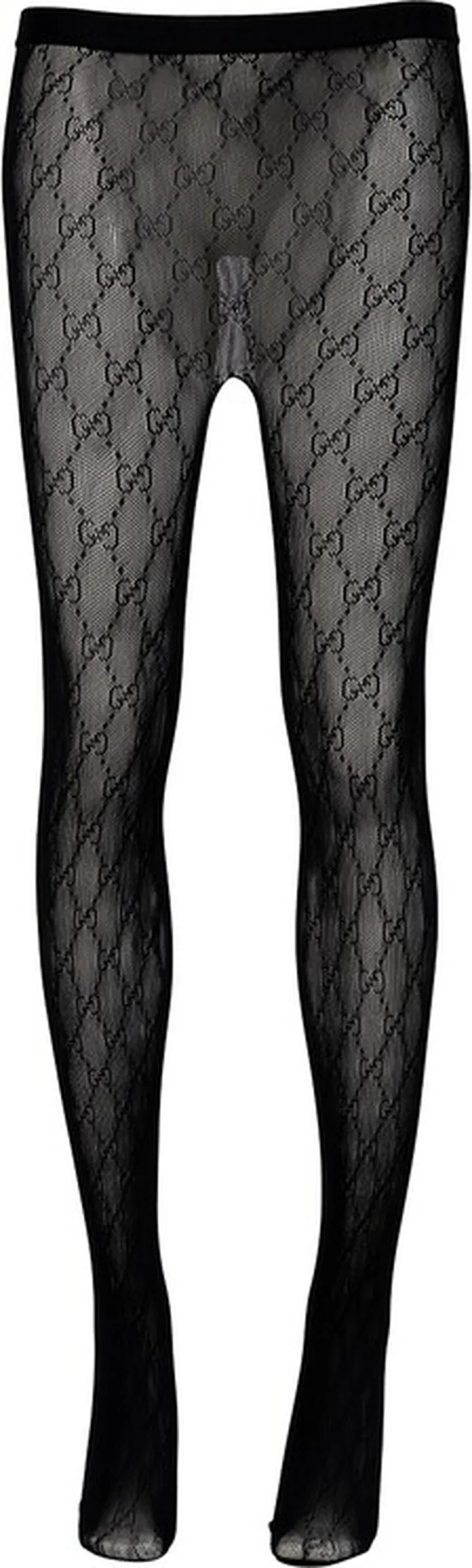 Love Parade Supreme Sheer Logo Tights Black