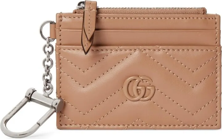 Marmont GG-logo leather keyring