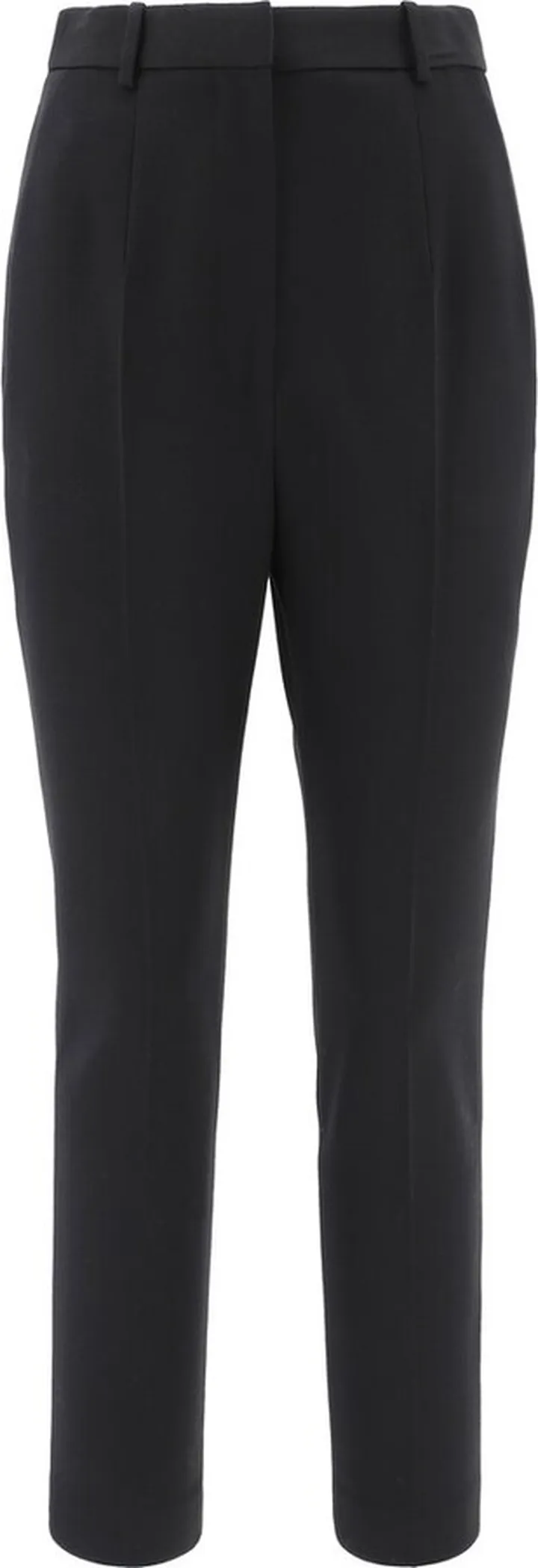 Alexander McQueen High Waist Slim-Leg Trousers