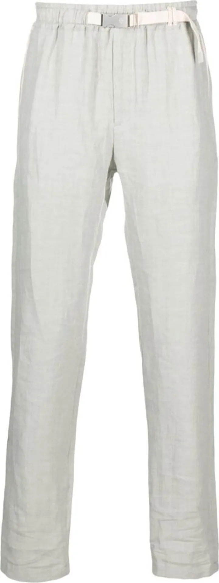 Four-Pocket Belted Straight Trousers
