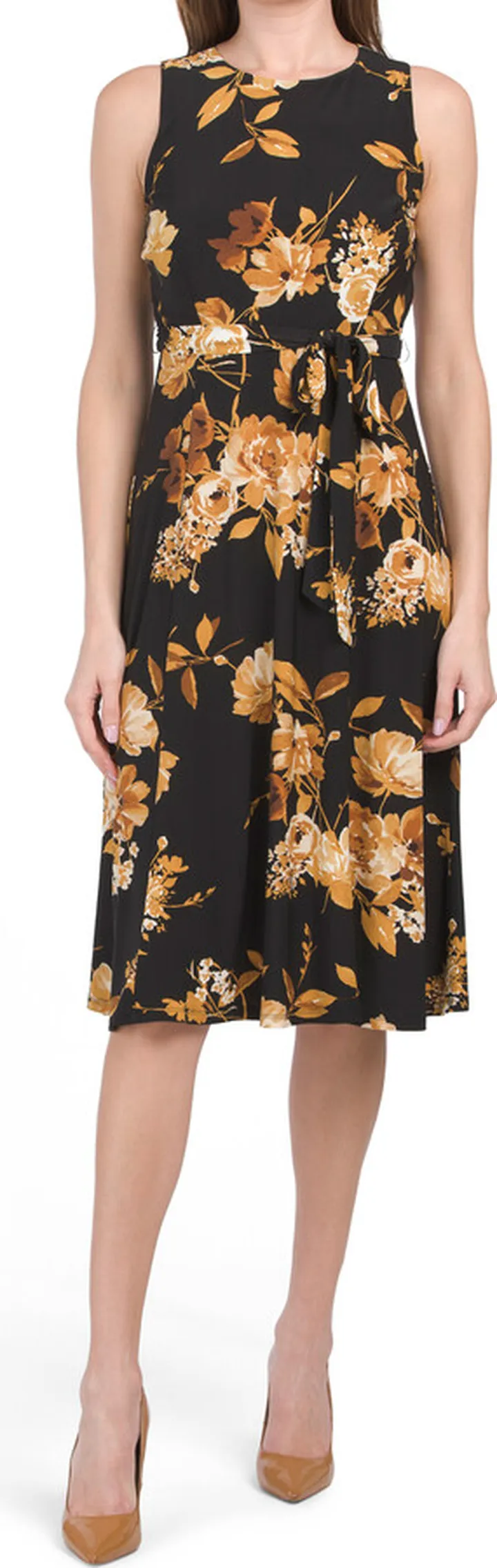 Palace Floral Flora Fit And Flare Midi Dress
