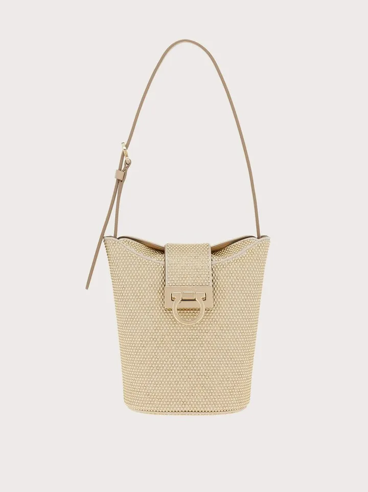Ferragamo Women Trifolio shoulder bag Beige