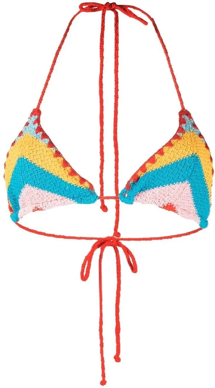 Crochet Halterneck Bikini Top