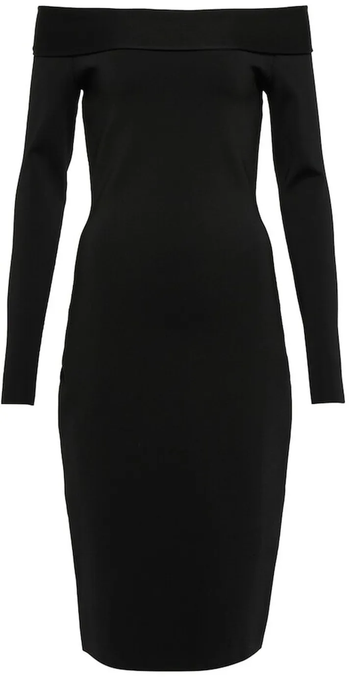 Off-shoulder midi dress