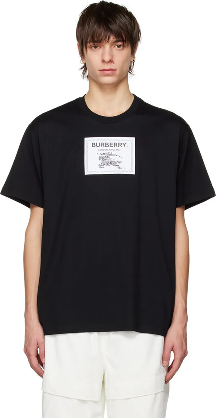 Burberry Black Patch T-Shirt