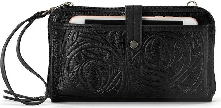 Sakroots Large Smartphone Crossbody - Black