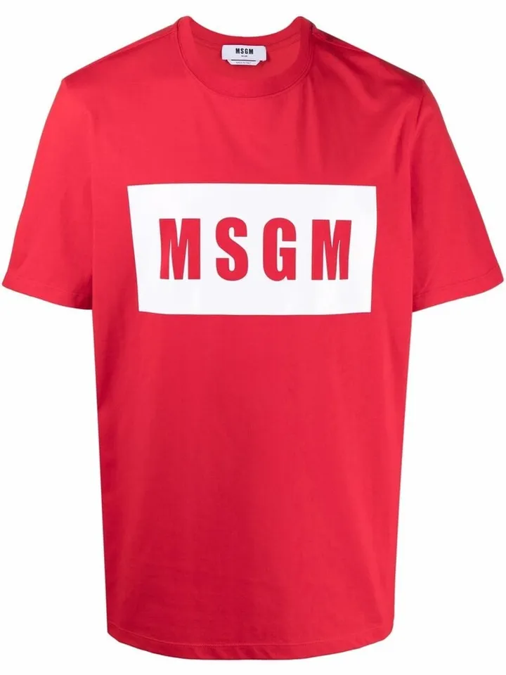 logo-print cotton T-shirt