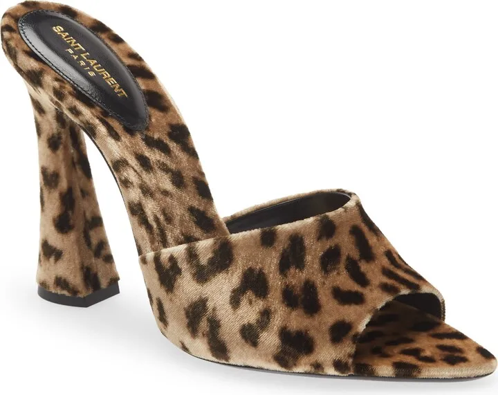Gippy Animal Print Slide Sandal