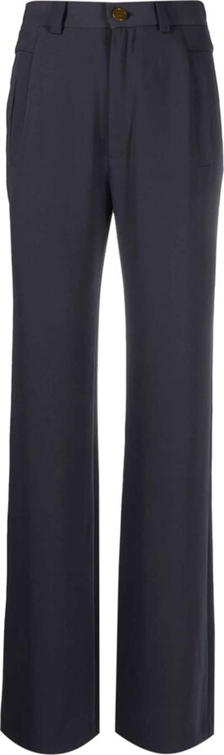 Straight-Leg Tailored Trousers
