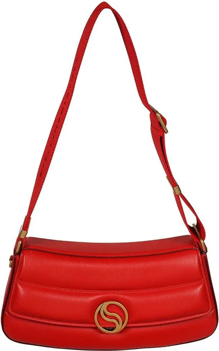 Stella McCartney S-Wave Padded Shoulder Bag