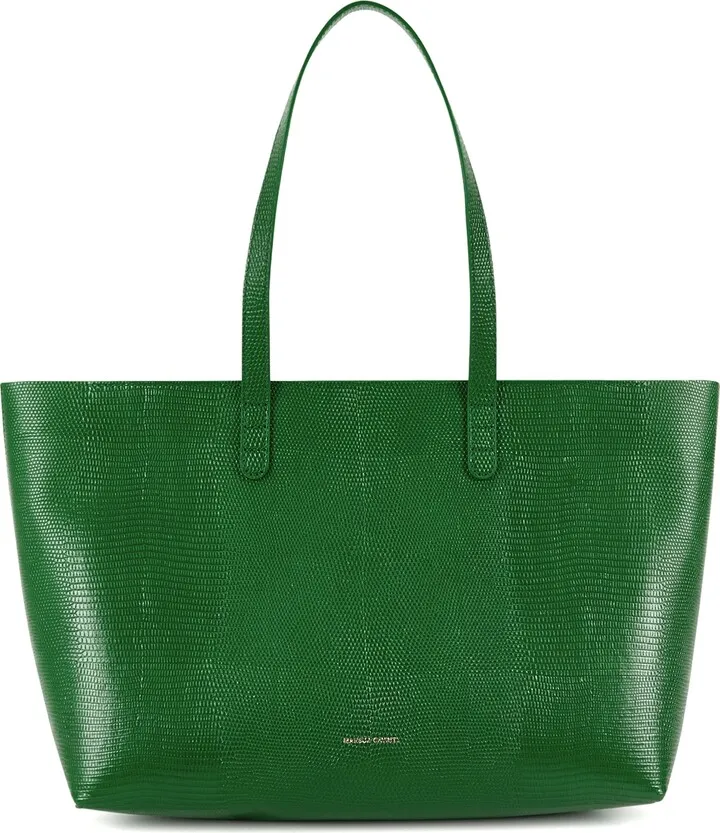 Mansur Gavriel Small Lizard-effect Leather Tote