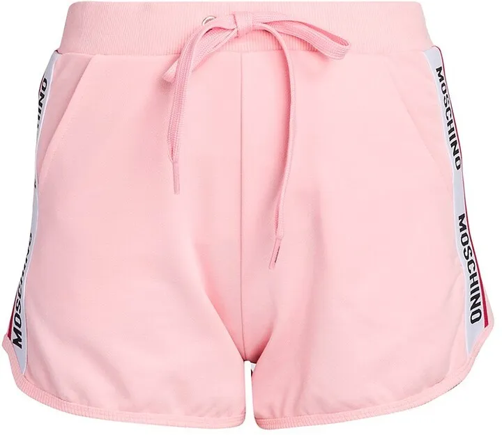 Stretch-Cotton Track Shorts
