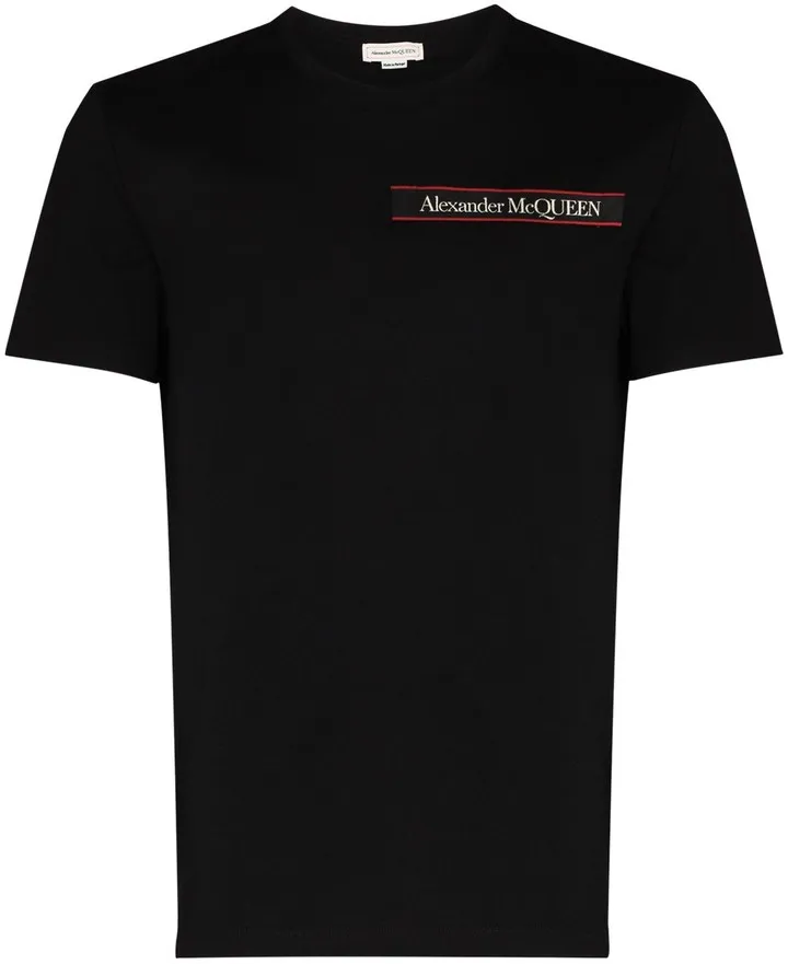 logo-stripe short-sleeve T-shirt
